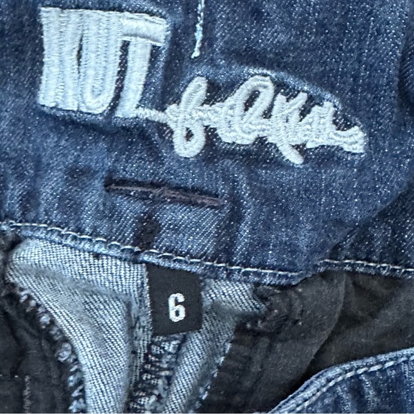 Kut from the Kloth Blue High-Low Denim Skirt - Picture 3 of 11